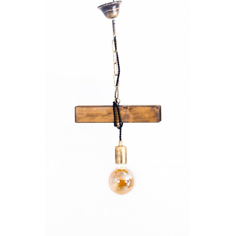 

Colgante 1 luz rustico vintage modelo Decor, Sin bombillas.