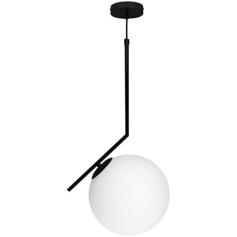Colgante AIMEE 1xE27 Al.Reg.xD.44cm Negro