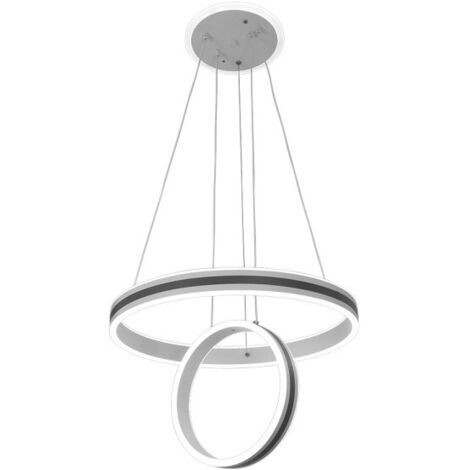Colgante alpes gris 104w 3000-4000-6000k regx50x50 cm 8320lm c/remoto y reg.intensidad