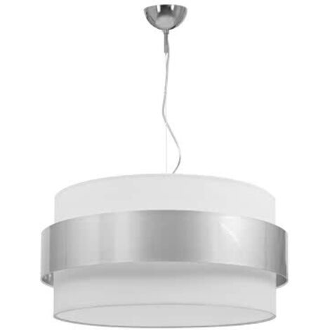 Colgante Bremen Cromo/blanco-plata 3xe27 (regx50d)