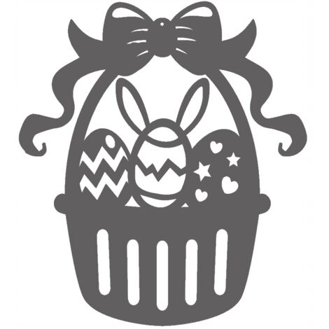Colgante calado, decoración para cesta de Pascua, huevo de Pascua