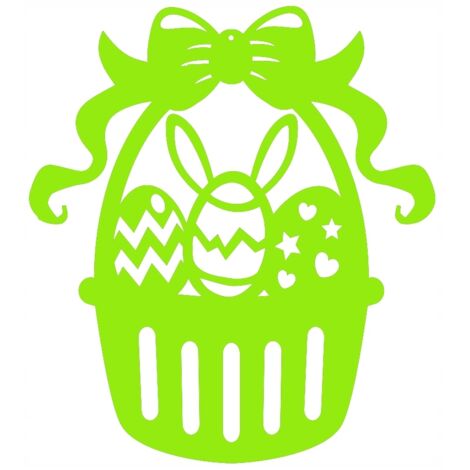 Colgante calado, decoración para cesta de Pascua, huevo de Pascua