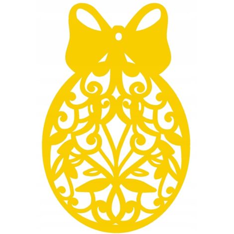Colgante calado J13, decoración en forma de huevo de Pascua.