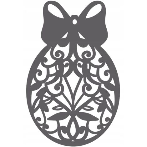 Colgante calado J13, decoración en forma de huevo de Pascua.