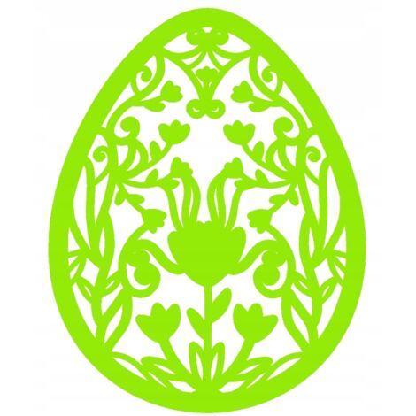Colgante calado J14, decoración en forma de huevo de Pascua.