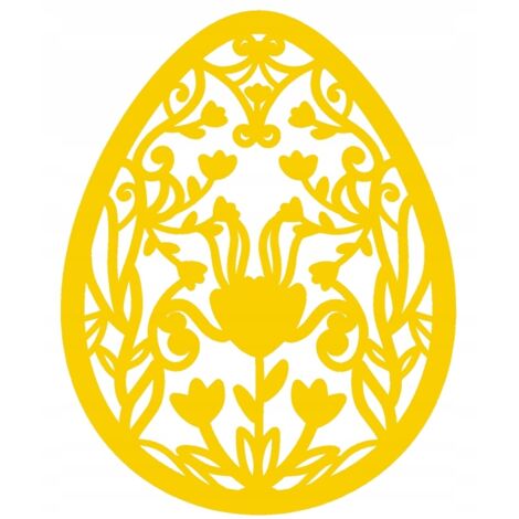 Colgante calado J14, decoración en forma de huevo de Pascua.