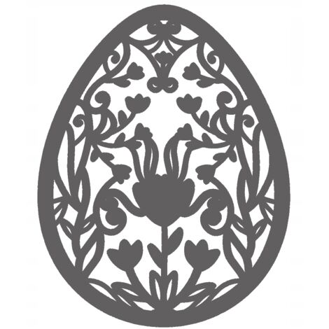 Colgante calado J14, decoración en forma de huevo de Pascua.
