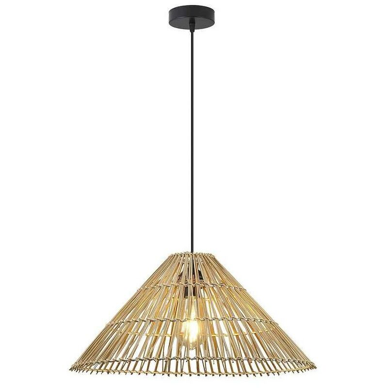 

Colgante con pantalla conica VINSON metal-cuerda - Alemar