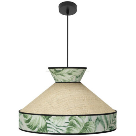 Colgante Constantinopla 1xe27 Beis/verde Regx50x50cm
