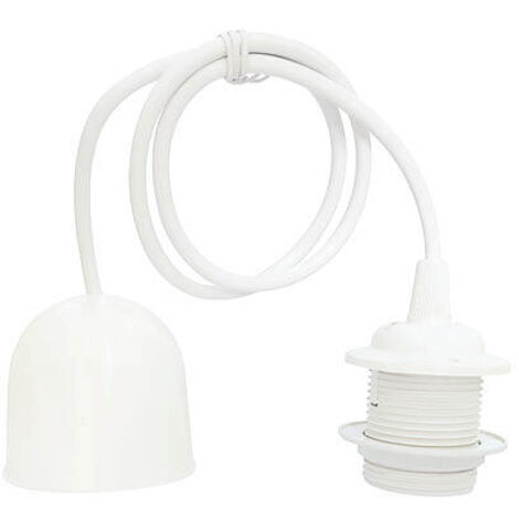 Colgante Cuval E27 1M Blanco