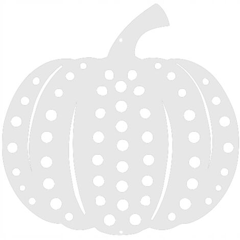 Colgante de calabaza D9, decoración de otoño y Halloween, adorno blanco calado.