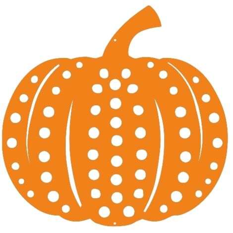 Colgante de calabaza D9, decoración de otoño y Halloween, joyería calada naranja