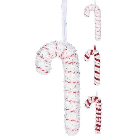 Colgante de caramelo de Navidad Rojo 34 cm
