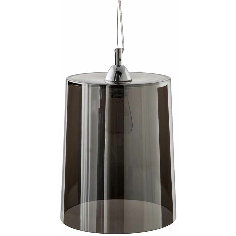 Atmosphera Créateur D'intérieur - Colgante de cristal tintado negro - E27 - 35cm