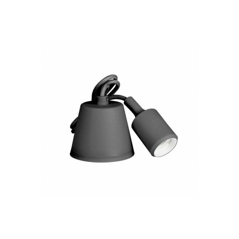 

Portalamparas Electricidad 98,4Cm Colgante E27 Silicona Negro