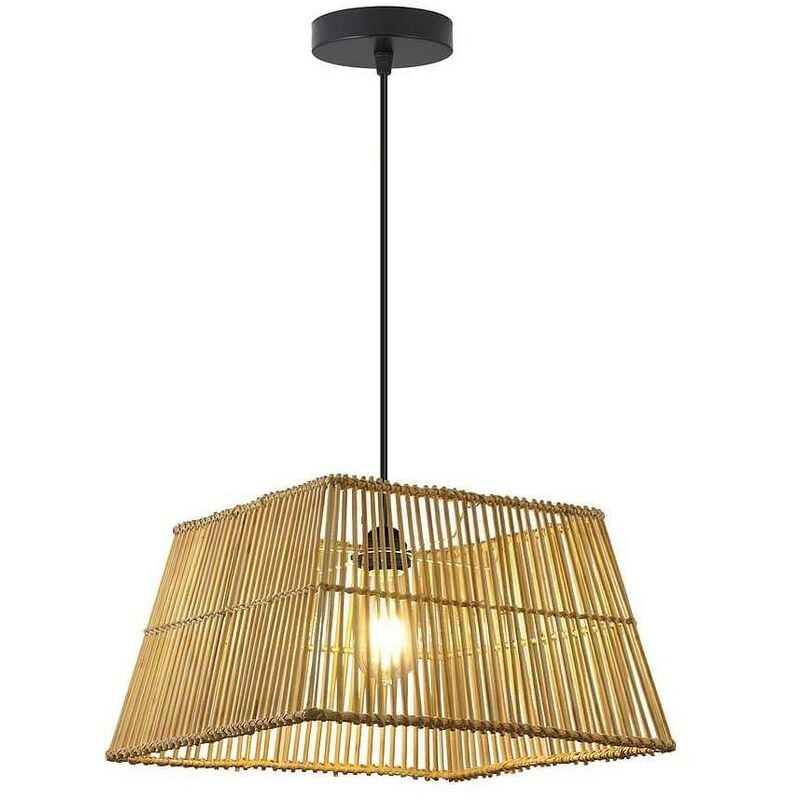 

Colgante de una luz modelo CABANAS pantalla cuadrada - Alemar