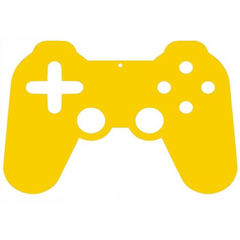 Colgante decorativo con diseño calado, mando de videojuegos