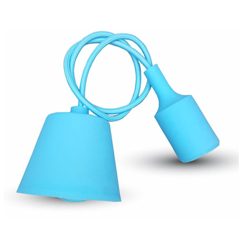 

Colgante E27 max.60W serie silicona azul claro