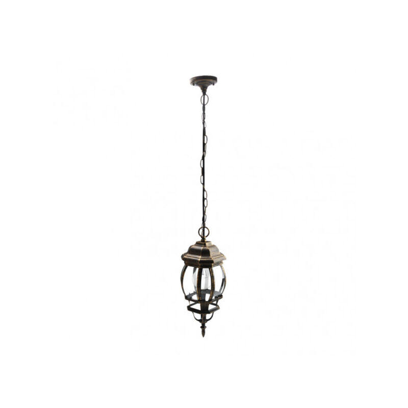 Caelum suspension extérieure en aluminium 1xe27 noir/or regx16x16 cm ip44 Caelum suspension extérieure en aluminium 1xe27 noir/or regx16x16 cm ip44