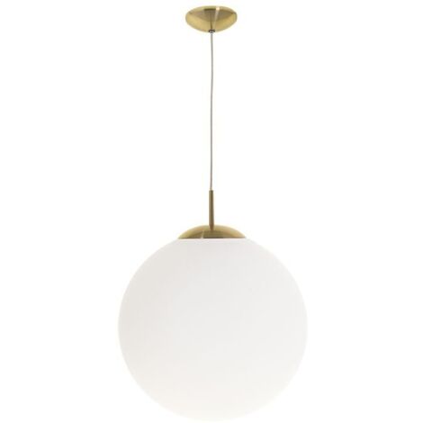 Colgante Global blanco/oro regulable D35