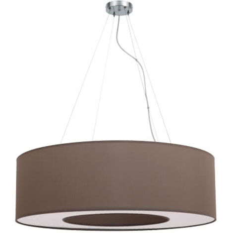 Colgante grande haiti 4xe27 cromo/topo regx80x80 cm