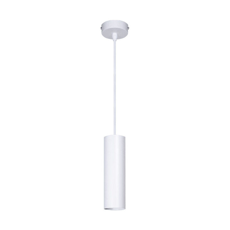 Colgante hermione 1xGU10 Al.Reg.xD.6cm Blanco