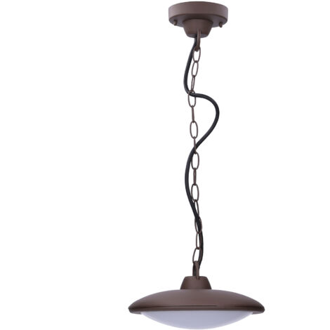Colgante Ip44 Pergola Led 7,5W 3000K Marrón 533Lm
