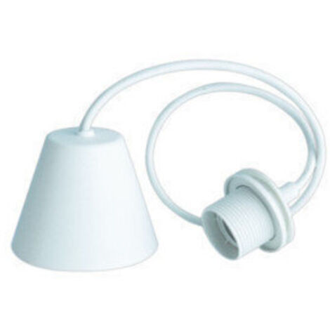COLGANTE LAMPARA MAX 60W 1M BLANCO