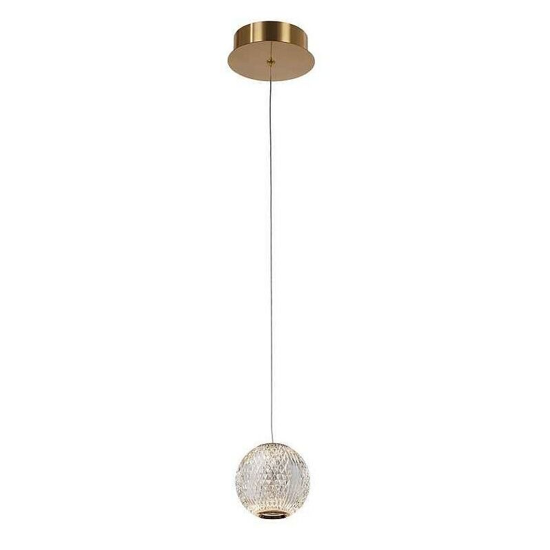 

Colgante led 1L modelo AUSTRAL tulipa decorativa tallada - Schuller