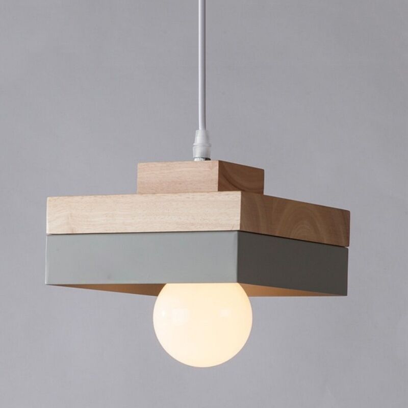 

Wottes - Colgante luz jaula hierr vintage, E27 poste largo 2 luces industrial retro comedor bar decoración iluminación creativa ajustable lámpara