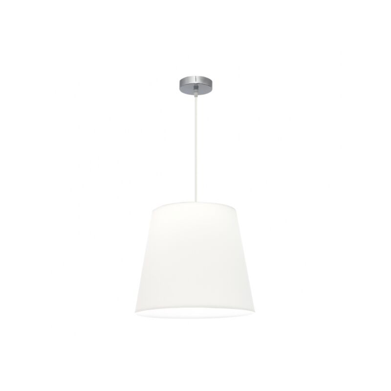 

Colgante Maldivas cromo/blanco regulable D40 - Blanco/Cromo