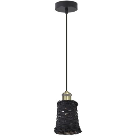 Colgante modelo Alexia acabado negro 24 cm(alto)13 cm(ancho)13 cm(largo)
