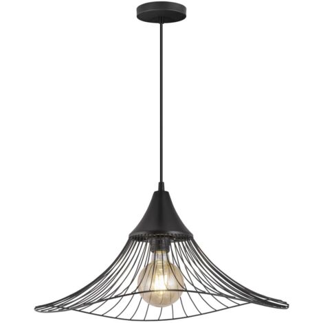 Colgante modelo Mina acabado negro 40cm(alto)50 cm(ancho)50 cm(largo)