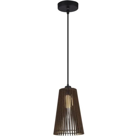 Colgante modelo Mon acabado madera oscura 44 cm(alto)20 cm(ancho)20 cm(largo)