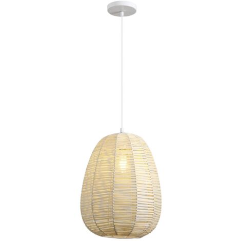 Colgante modelo Opra acabado rattan natural 50 cm(alto)31 cm(ancho)31 cm(largo)
