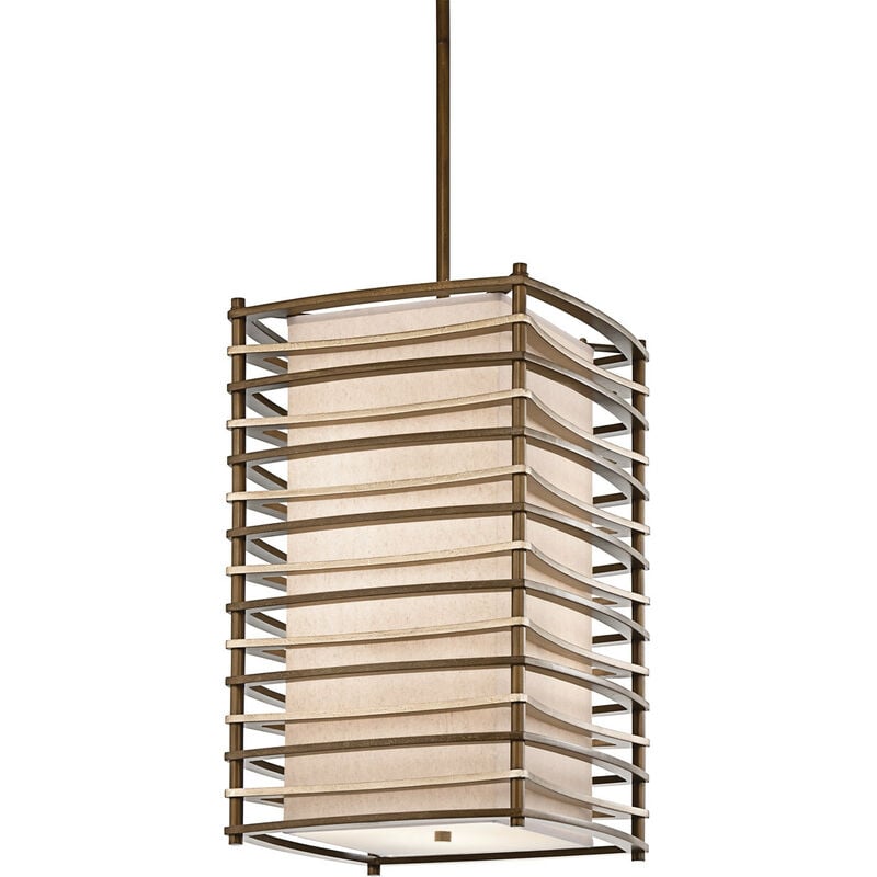 

Elstead Moxie - Lámpara colgante de techo de 4 luces de bronce, E27