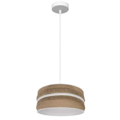 Colgante Natalia 1xe27 Blanco/saco-blanco Regx30x30 Cm