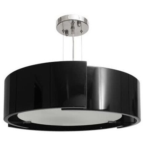 Colgante Oslo Cromo/negro 6xe27 D 73cm