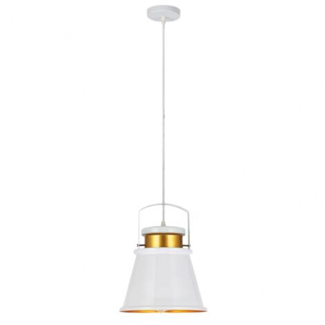 Colgante Pelicano E27 blanco 25d