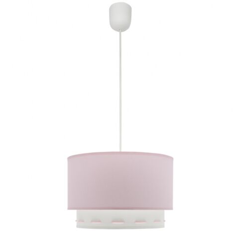 Colgante Trazos rosa bebé regulable D30