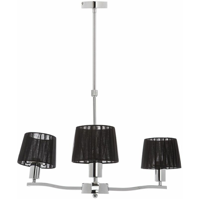 

Lampara Colgante Trend ,comedor , salon , 3Luces Color: Negro - Negro