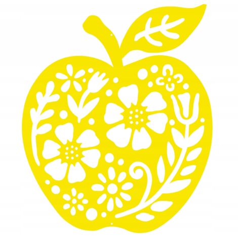 Colgante Z84 APPLE, decoración otoñal perforada, 16x20