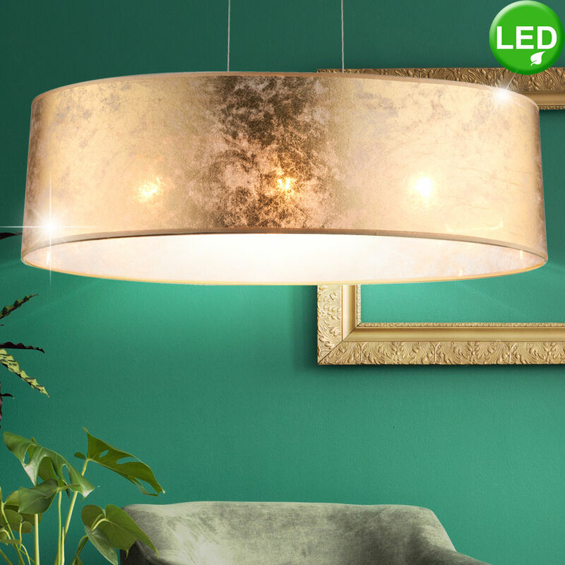 

Lámpara colgante de péndulo lámpara de estudio de techo textil en un juego que incluye bombillas LED