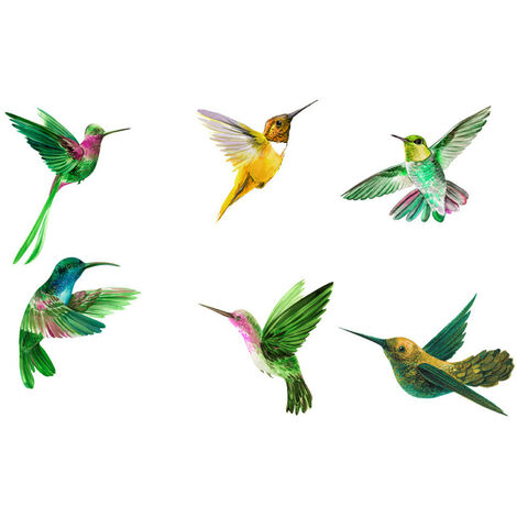 Colibri oiseau autocollant chambre salon fenêtre décoration autocollant mural