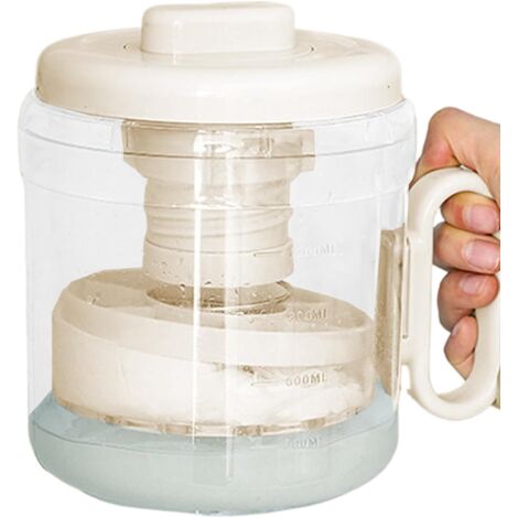 Colino per yogurt, elettrodomestico specializzato, design compatto con manico e coperchio, utensile da cucina per pasti, latte di siero liquido, barattoli per la conservazione, succhi, campeggio, casa