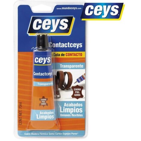 Colla a contatto Ceys 503602 neoprene 70 ml asciugatura rapida flessibile