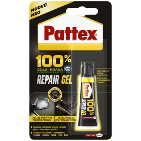 Colla Adesivo Universale 100% Repair Gel Henkel 8 Gr