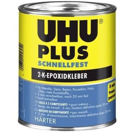 Colla bi-componente UHU Plus Schnellfest Dose Härter 45695 855 g
