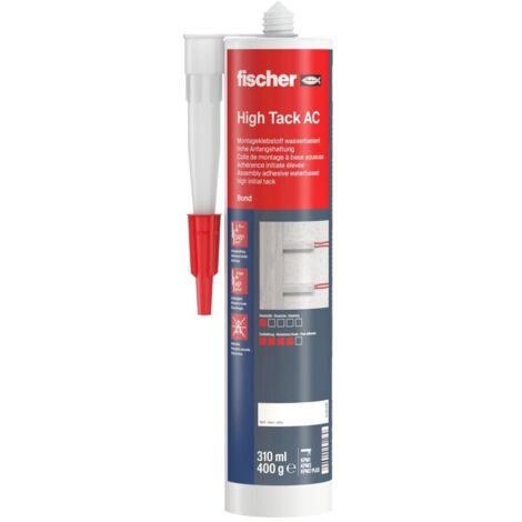 Colla di fissaggio multiuso ad alta tenuta Acqua Bianca 310 ml - Fischer
