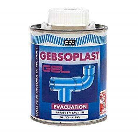 colla gel PVC scatola da 500 ml con pennello gebsoplast